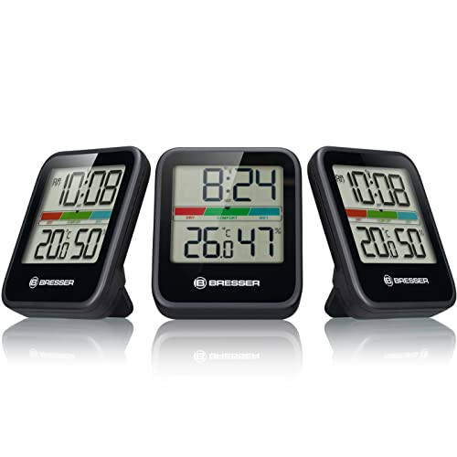 bresser-climate-monitor-thermo-hygrometer-dcf-3er-set-schwarz image 8
