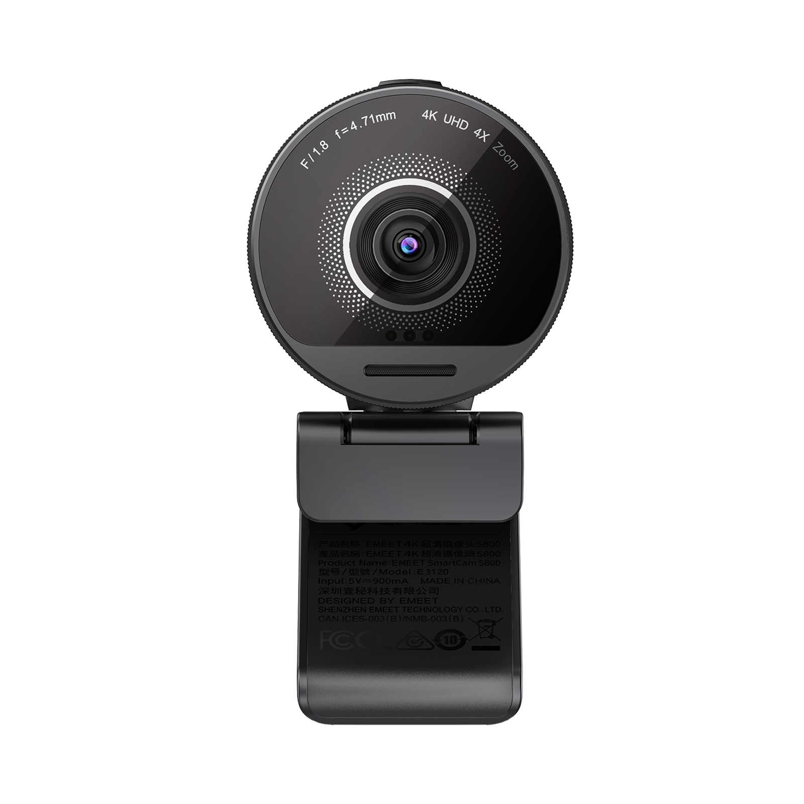 emeet-smartcam-s800-webcam-4k-mit-sony-sensor-und-ai-fokus image 2