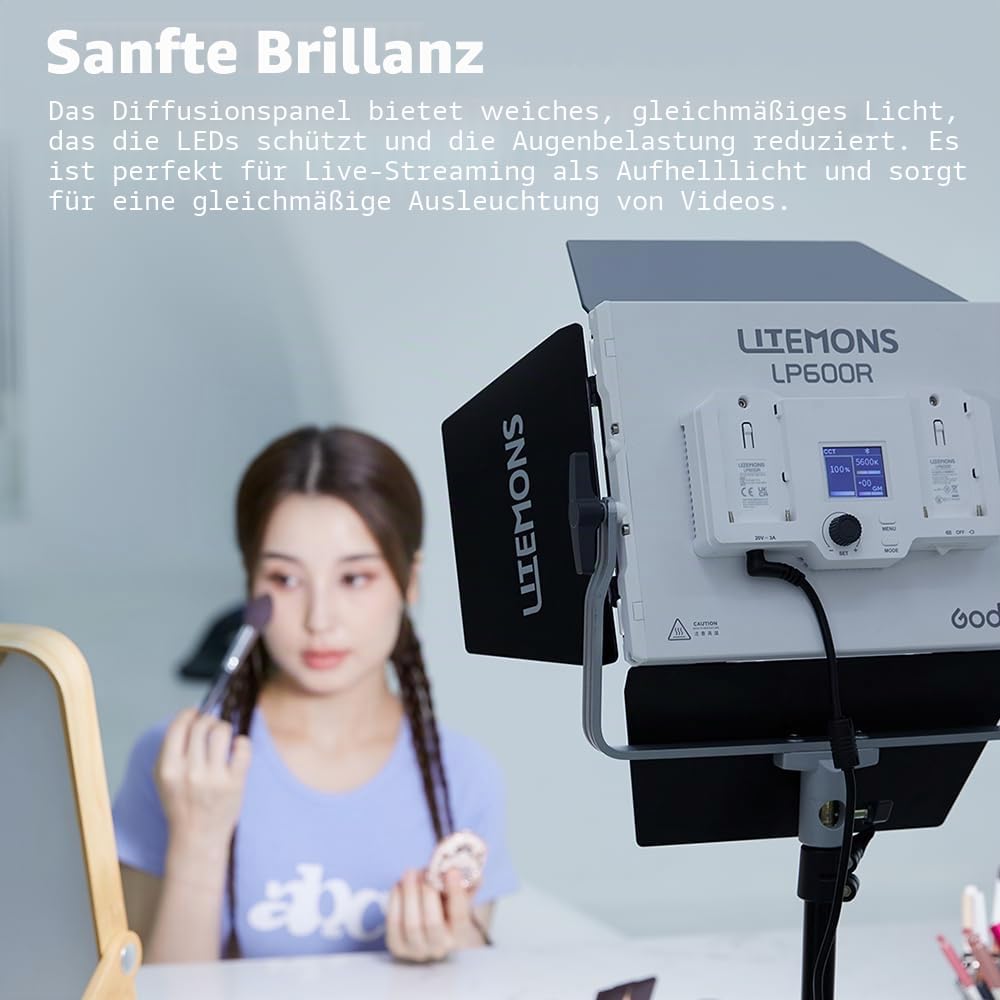 godox-litemons-lp600bi-k2-bi-color-led-lichtpanel-2er-set-60w-mit-stativ image 5