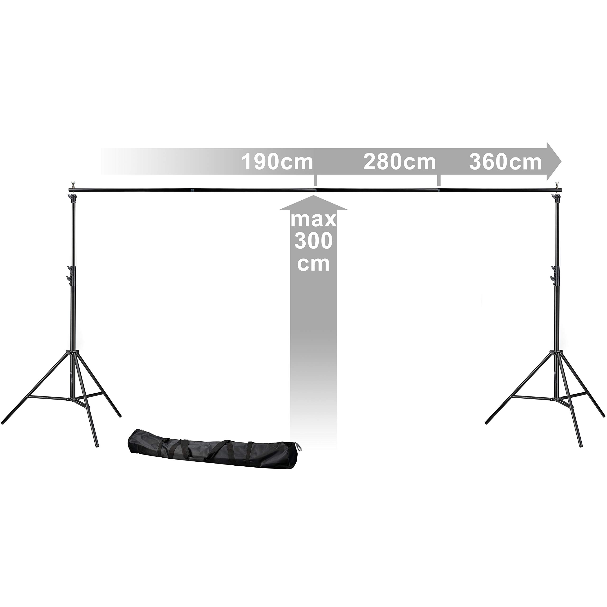 bresser-br-d37-hintergrundsystem-heavy-duty-300-x-360-cm-schwarz image 3