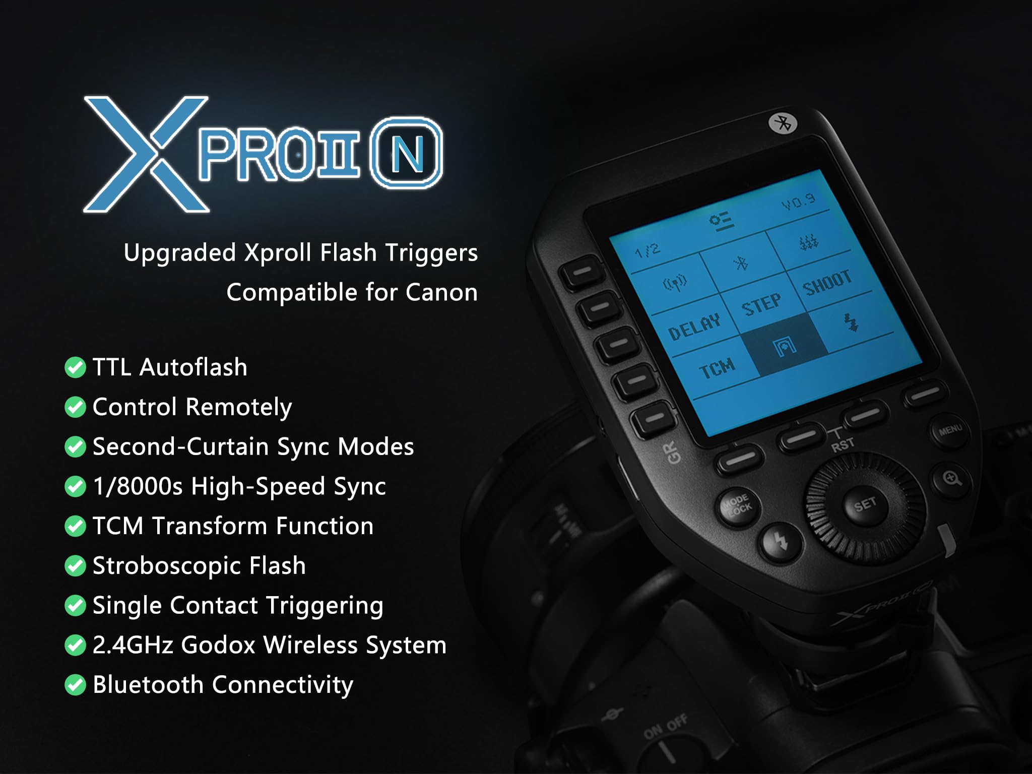 godox-xproii-s-2-4g-ttl-funk-blitzausl-ser-f-r-sony-mit-hss-1-8000s image 4