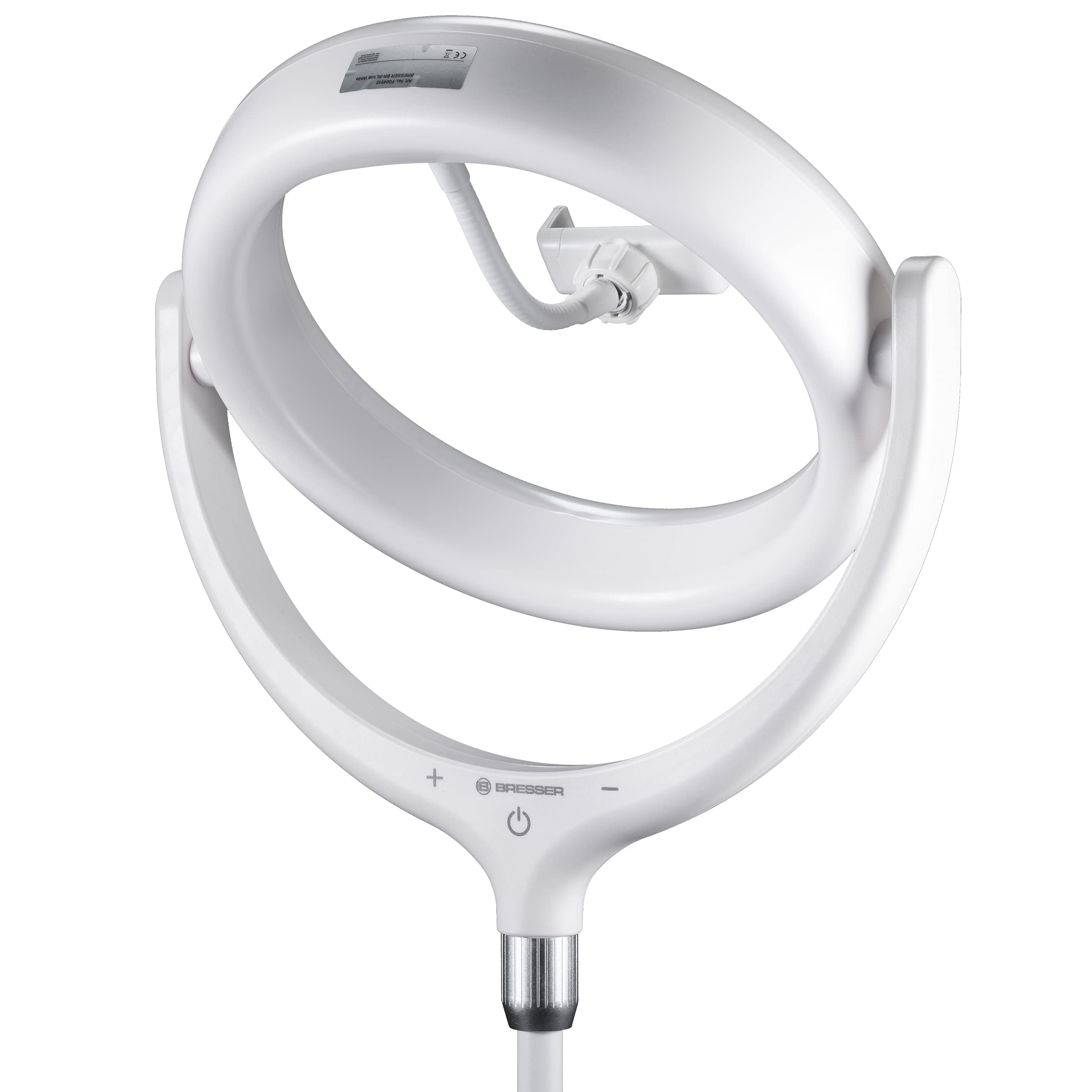 bresser-rl-10b-led-ringlicht-mit-stativ-wei image 2