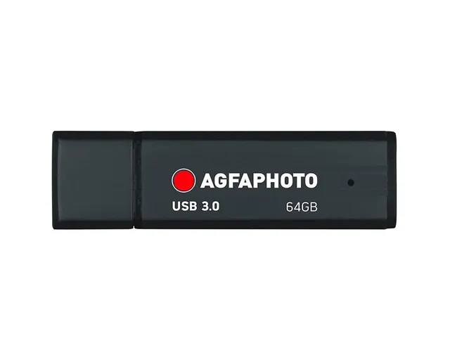 agfaphoto-usb-3-0-speicherstick-64gb-schwarz image 1