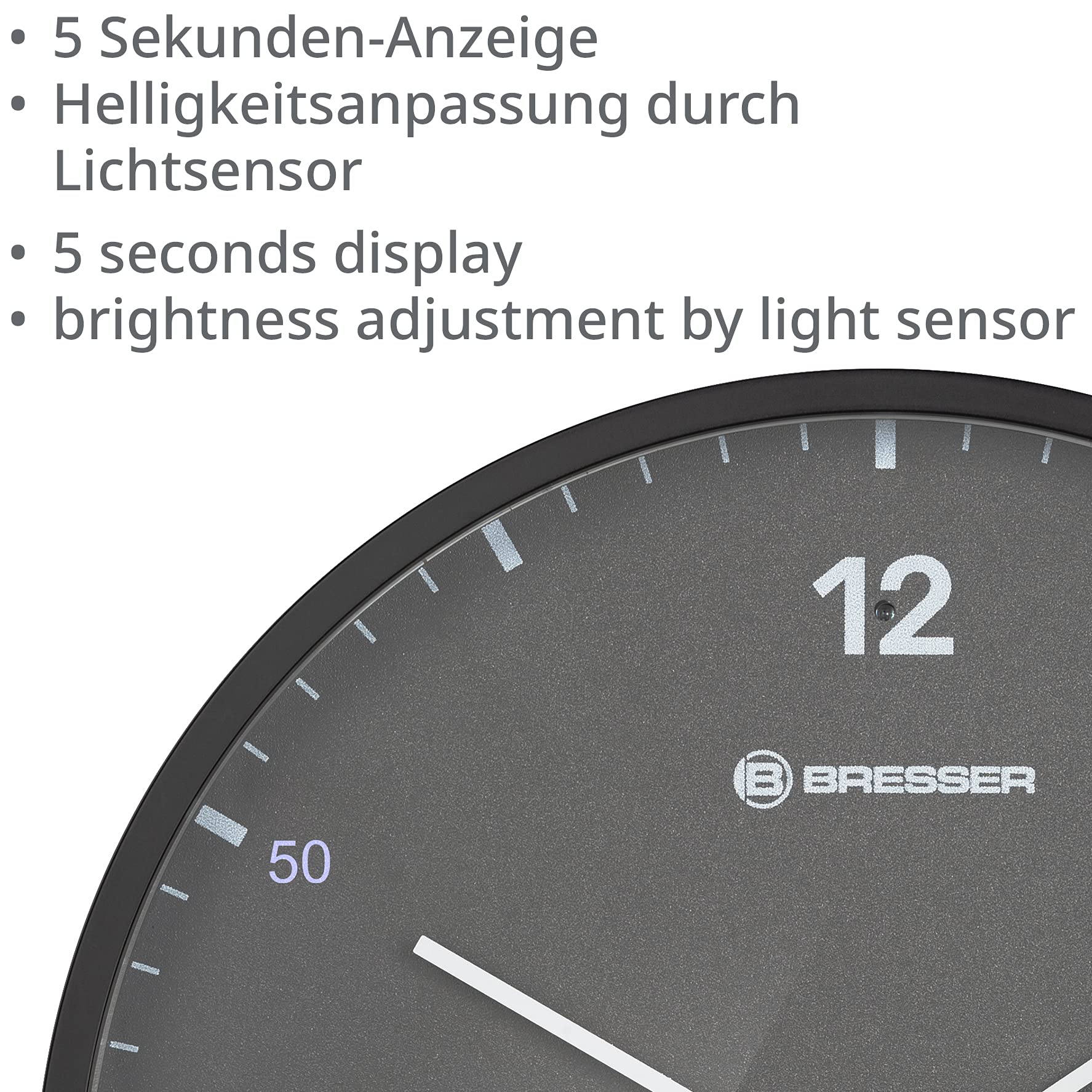bresser-mytime-ledsec-funk-wanduhr-24-cm-mit-temperaturanzeige-anthracite image 7