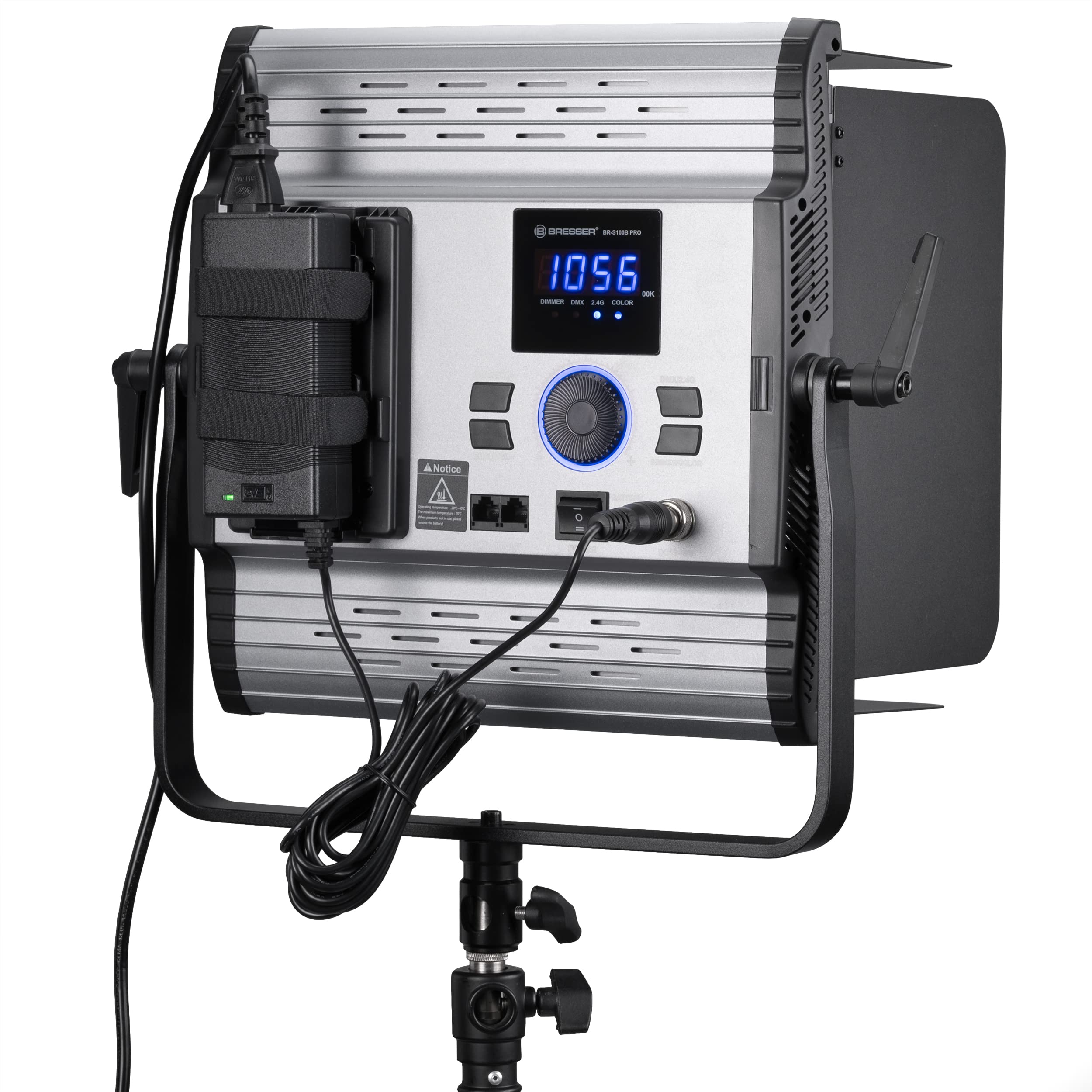 bresser-br-s100b-pro-led-panel-bi-color-100w-9-000-lumen-cri-95 image 2