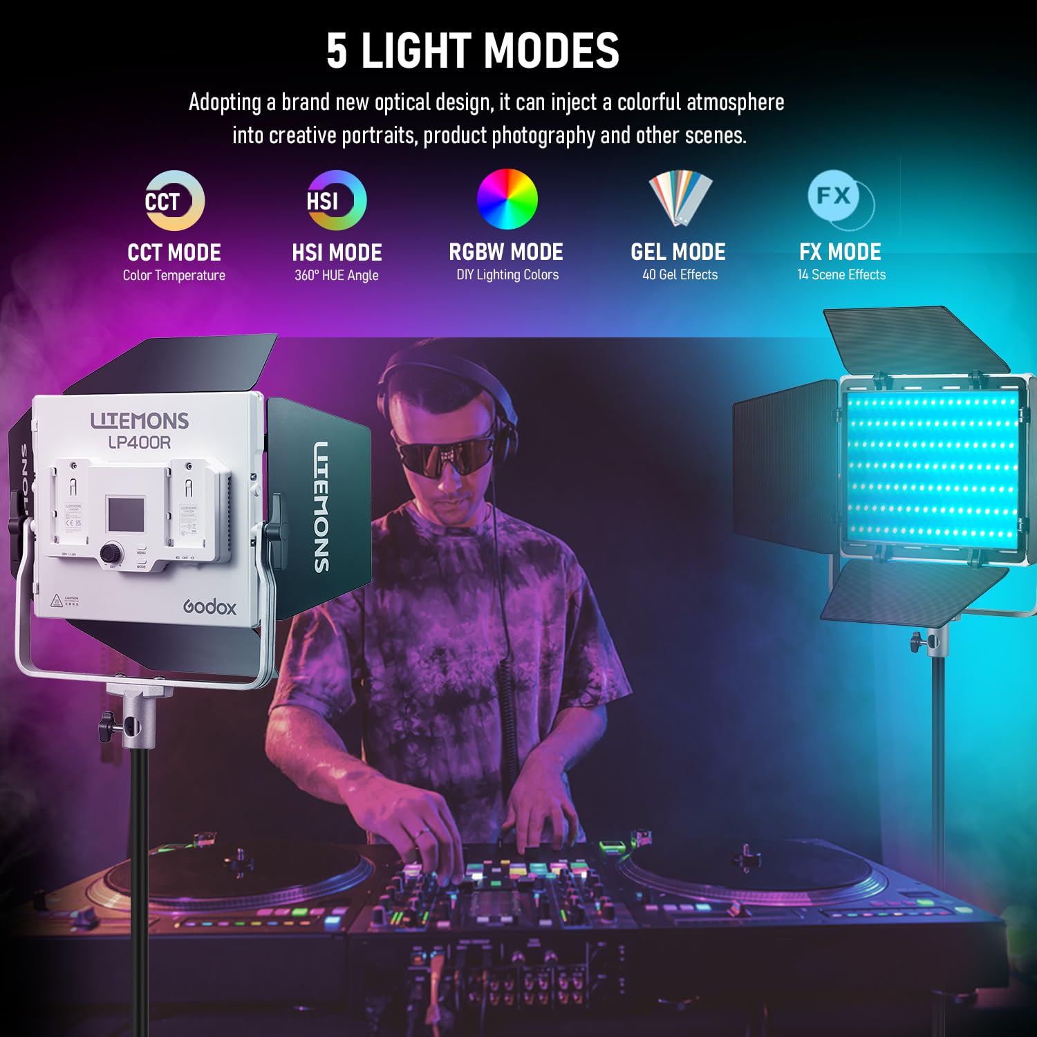 godox-lp400r-rgb-led-panel-36w-mit-app-steuerung image 3