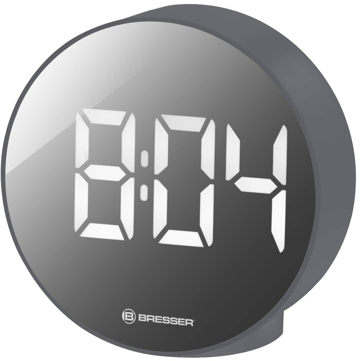 bresser-mytime-echo-fxr-led-wecker-mit-temperaturanzeige-grau image 1