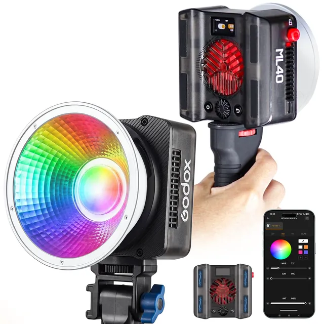 godox-sl100bi-led-videolicht-100w-2800-6500k-bowens-mount image 1