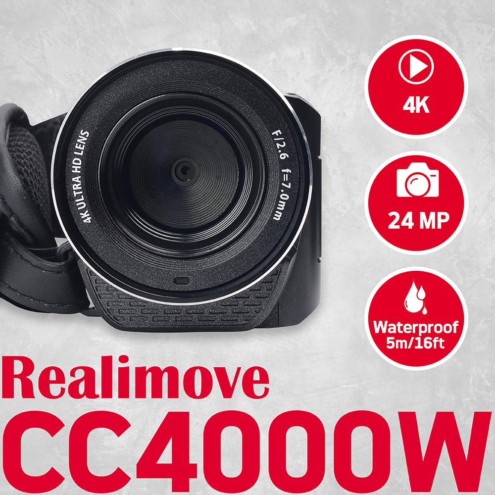 agfaphoto-realimove-cc4000-wasserdichter-camcorder-schwarz image 3