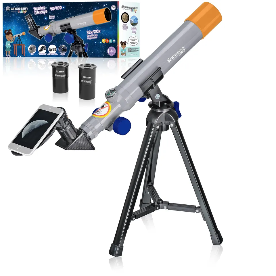 bresser-junior-40-400-kinder-teleskop-mit-tischstativ-ab-8-jahren image 1