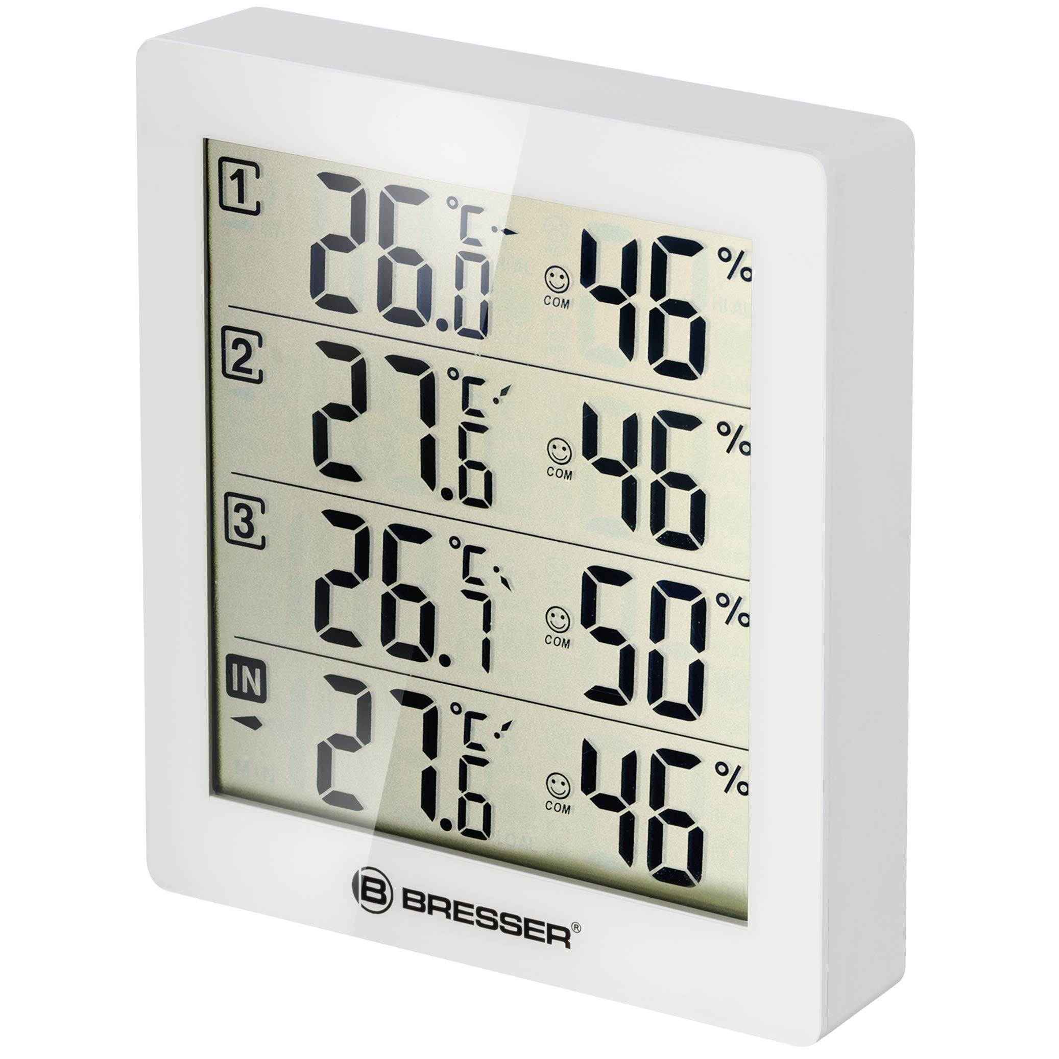 bresser-climatrend-hygro-quadro-thermo-hygrometer-mit-4-messpunkten image 4