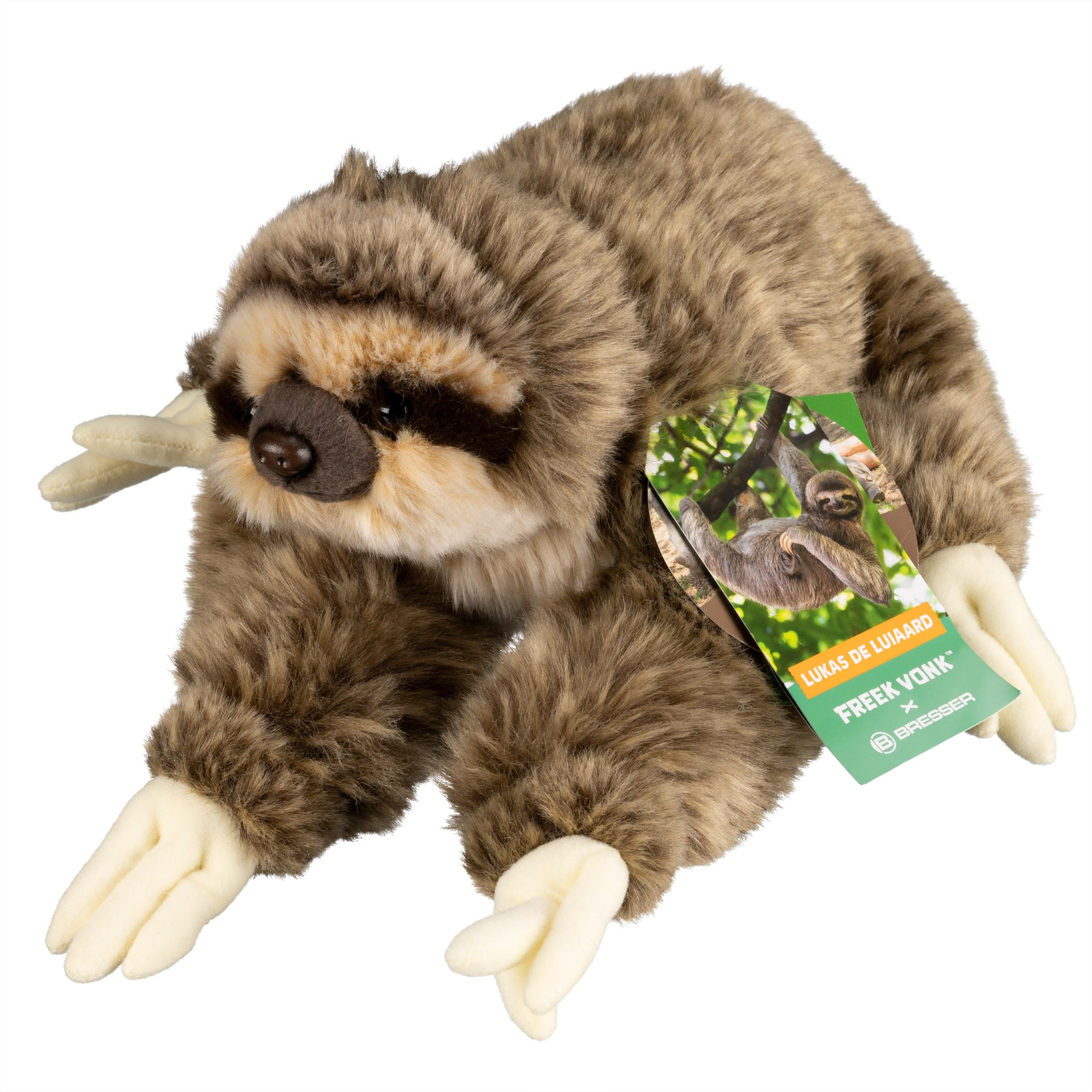 freek-vonk-x-bresser-lukas-faultier-kuscheltier-32-cm-waschbar image 4