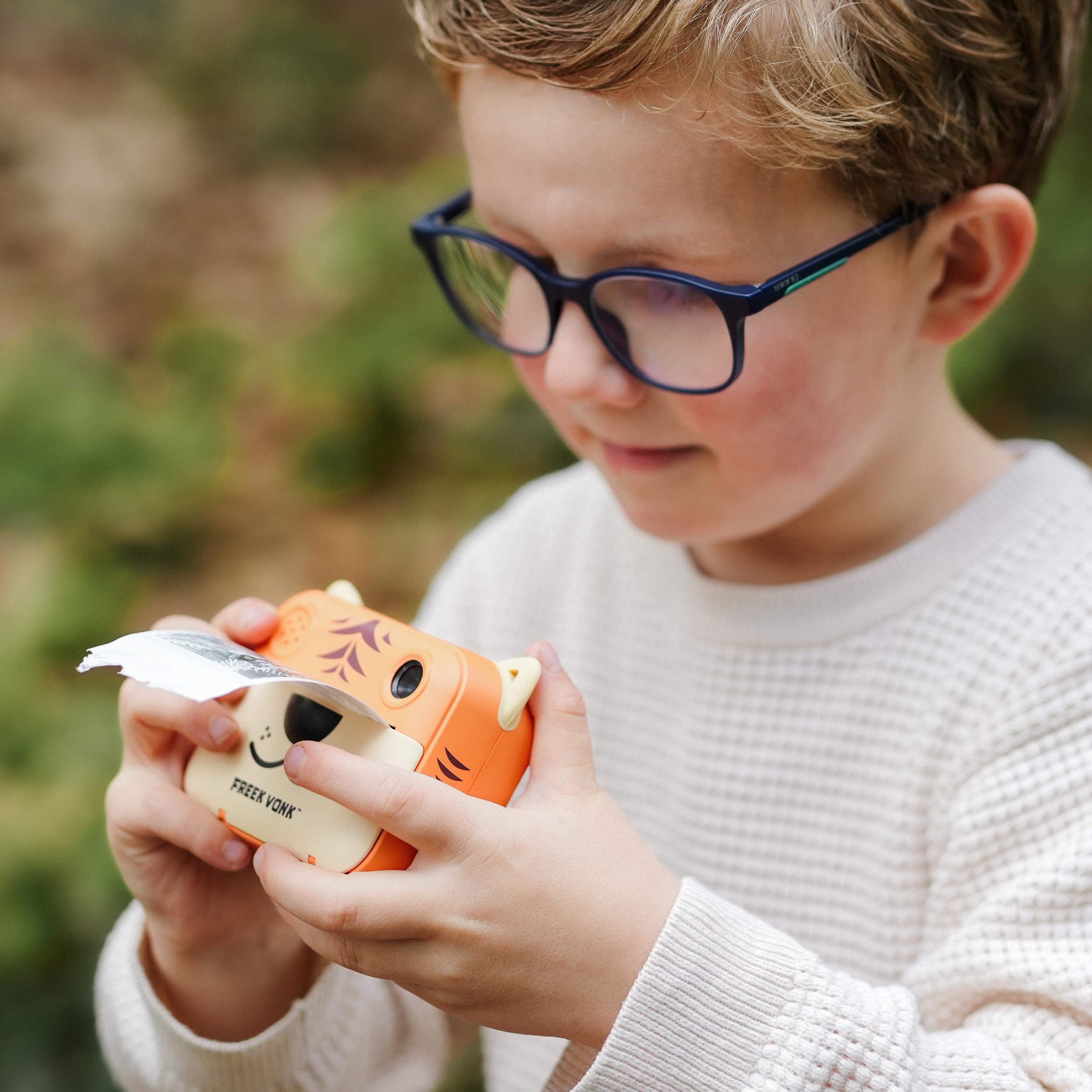 bresser-freek-vonk-x-bresser-kinder-sofortbildkamera-mit-drucker-tigerdesign image 4