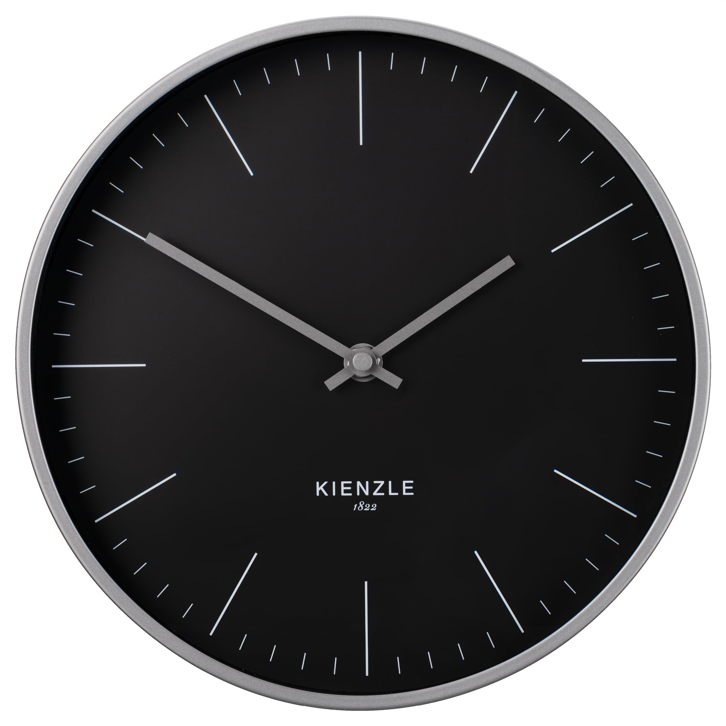 bresser-kienzle-modern-funkwanduhr-25-cm-stahlrahmen-anthrazit image 3