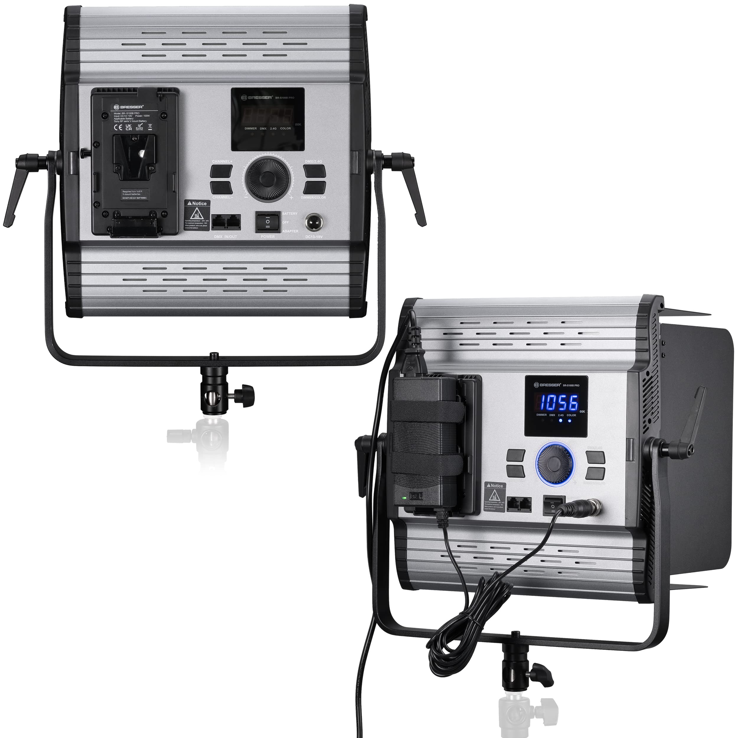 bresser-br-s100b-pro-triple-kit-bi-color-led-panel-set-3x-100w image 3