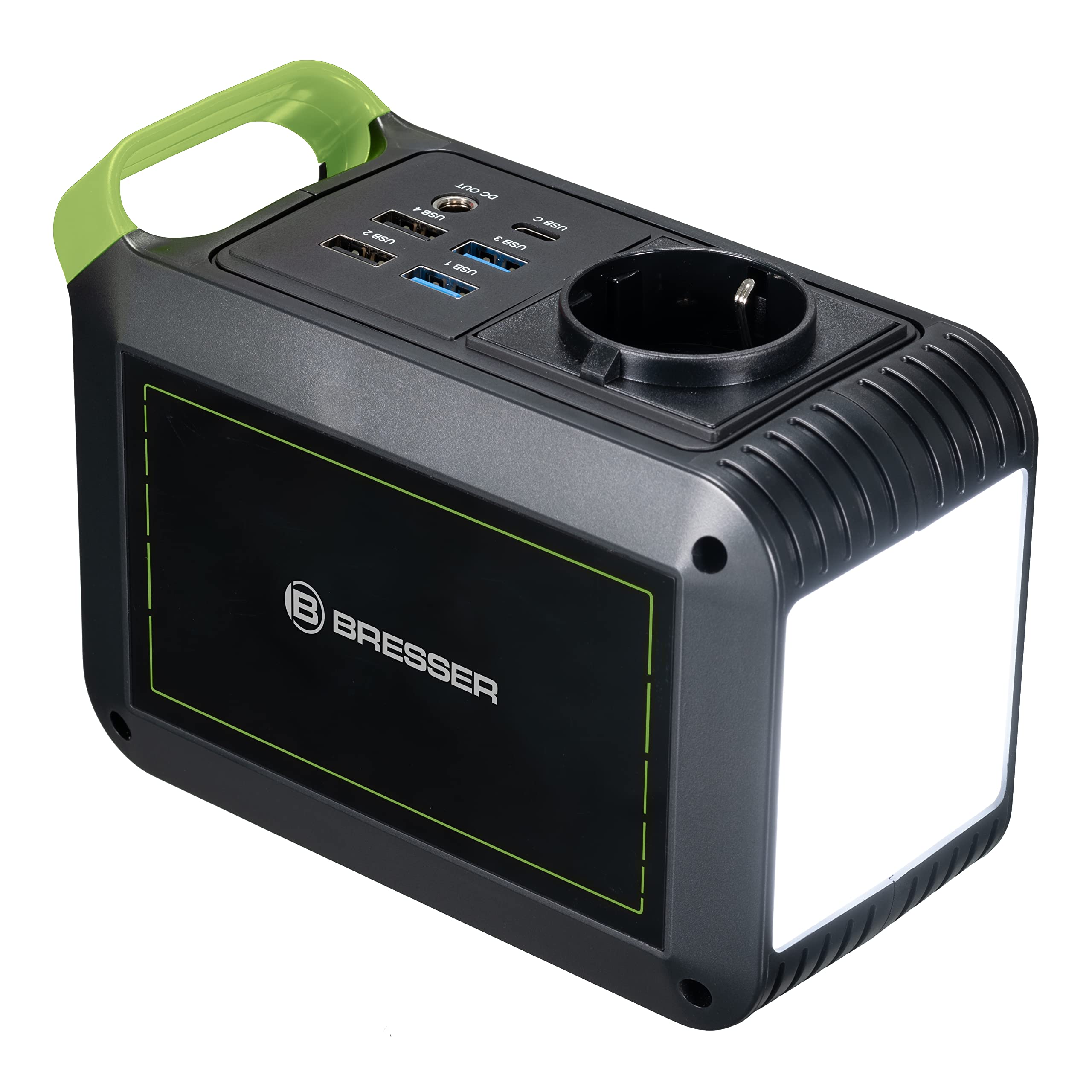 bresser-mobile-power-station-88-8-wh-mit-usb-ac-dc-und-led-leuchte image 2