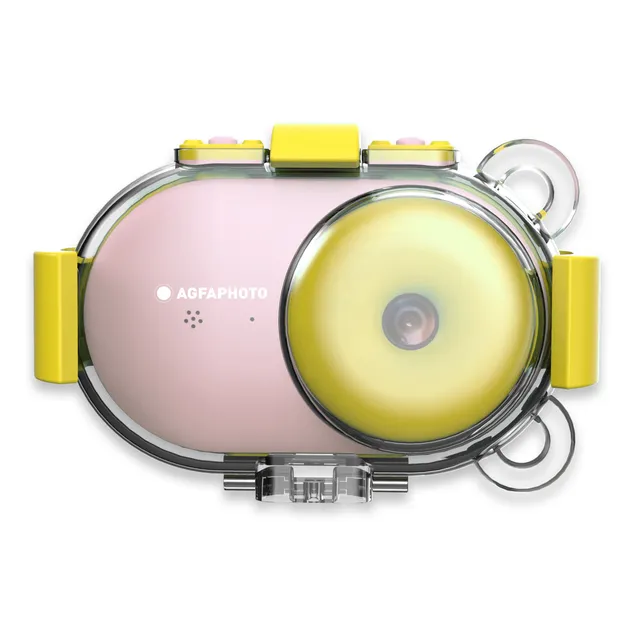 agfaphoto-realikids-wasserdichte-kinderkamera-rosa-inkl-8gb-micro-sd image 1