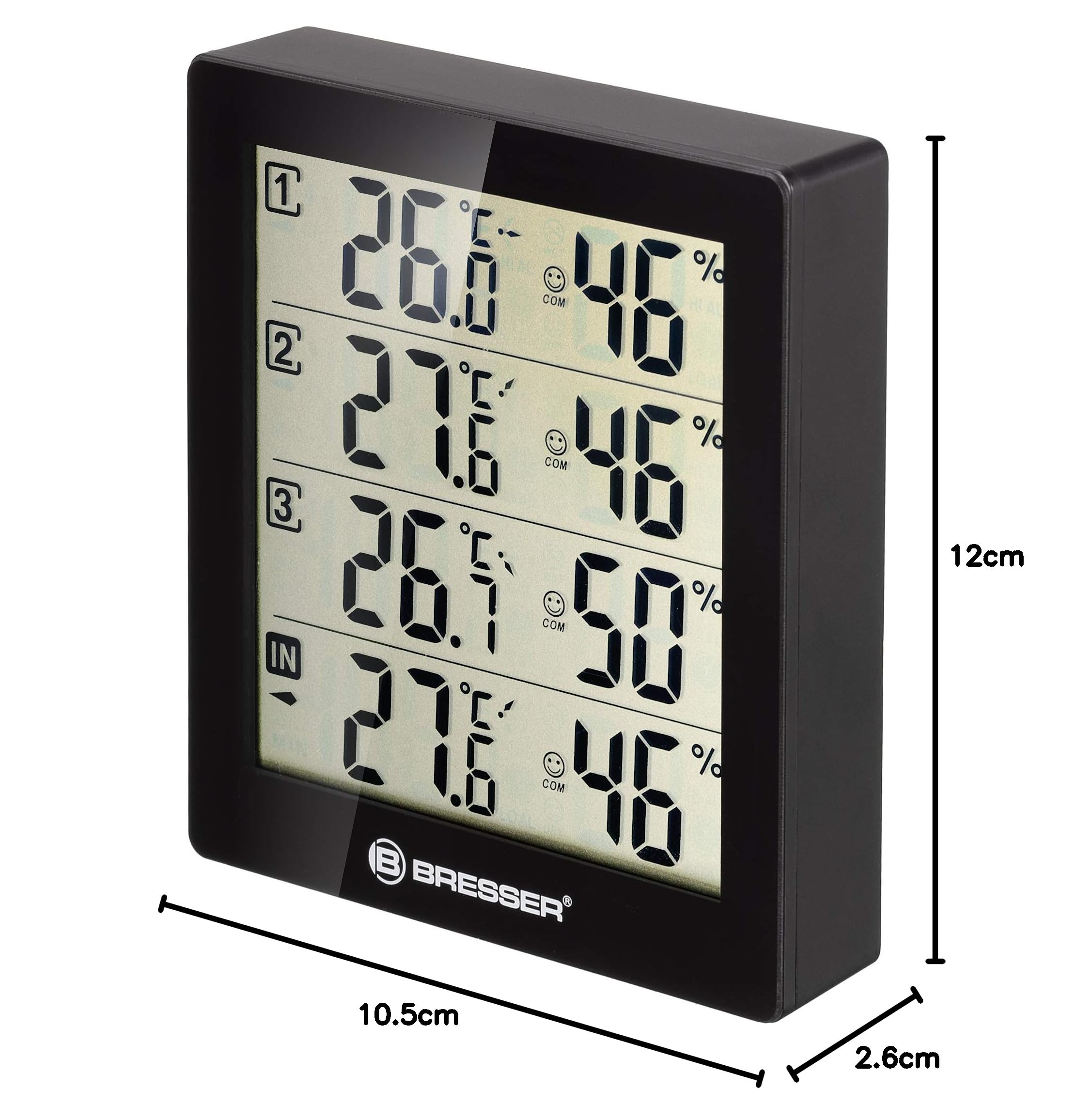 bresser-temeo-hygro-quadro-wetterstation-funk-mit-3-au-ensensoren image 7