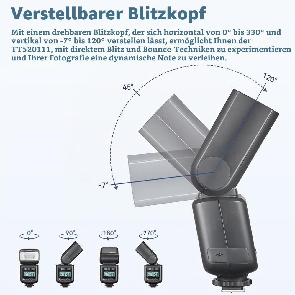 godox-tt520-iii-universal-aufsteckblitz-gn33-mit-funkempf-nger image 6