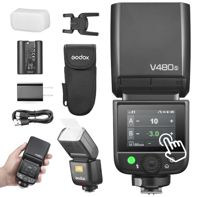 godox-v480s-kamerablitz-f-r-sony-mit-akku-hss-ttl image 1