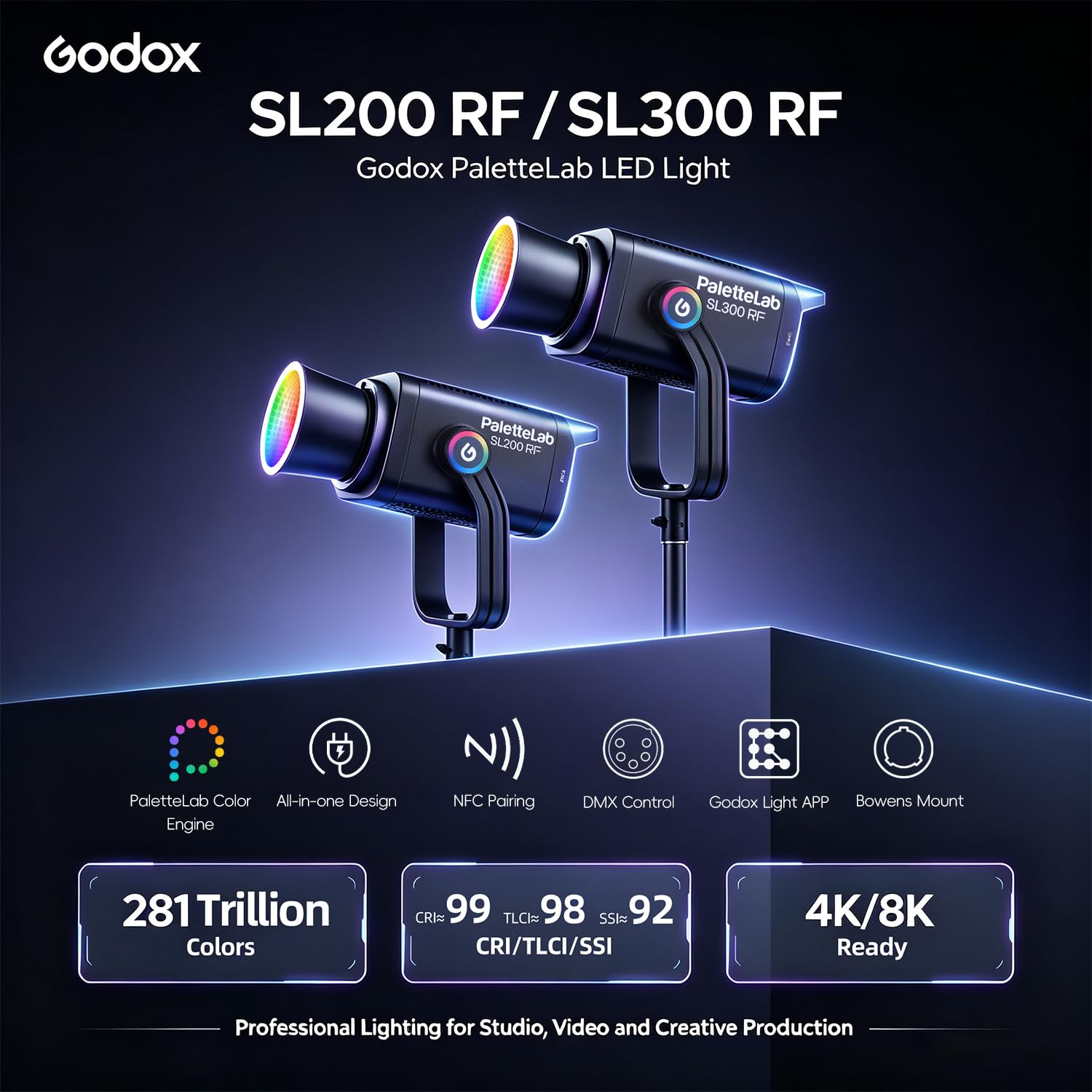 godox-sl300iii-led-video-light-330w-5600k-bowens-mount-dauerlicht image 2