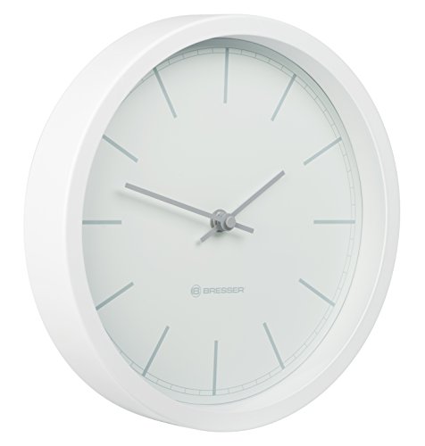 bresser-mytime-funk-wanduhr-25-cm-edelstahl-mit-dcf-und-lautlosem-uhrwerk-wei image 4