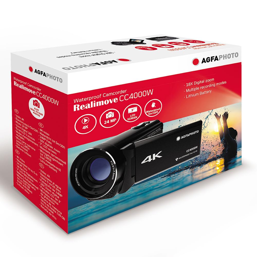 agfaphoto-realimove-cc4000-wasserdichter-camcorder-schwarz image 7