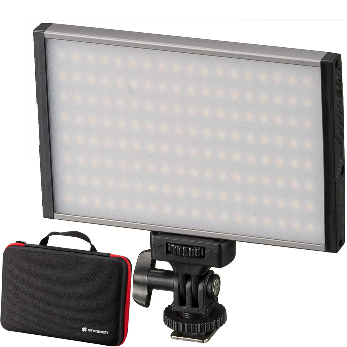 bresser-pt-pro-15b-bi-color-led-videoleuchte-3200-5600-k-dimmbar image 1