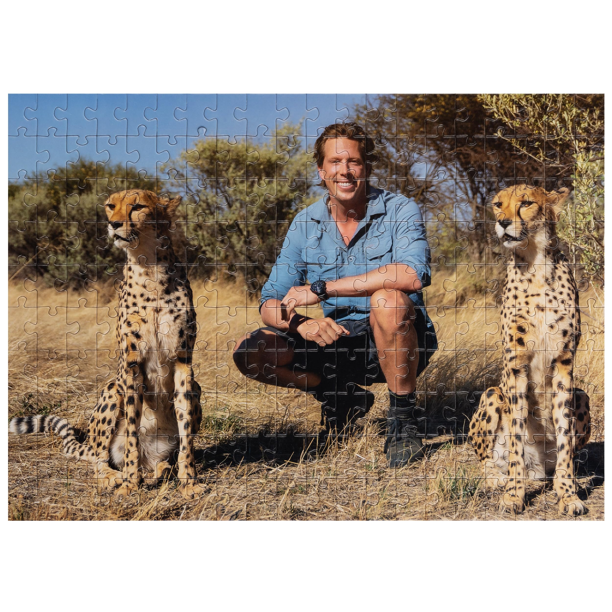bresser-freek-vonk-kinderpuzzle-geparden-200-teile-49-x-36-cm image 4