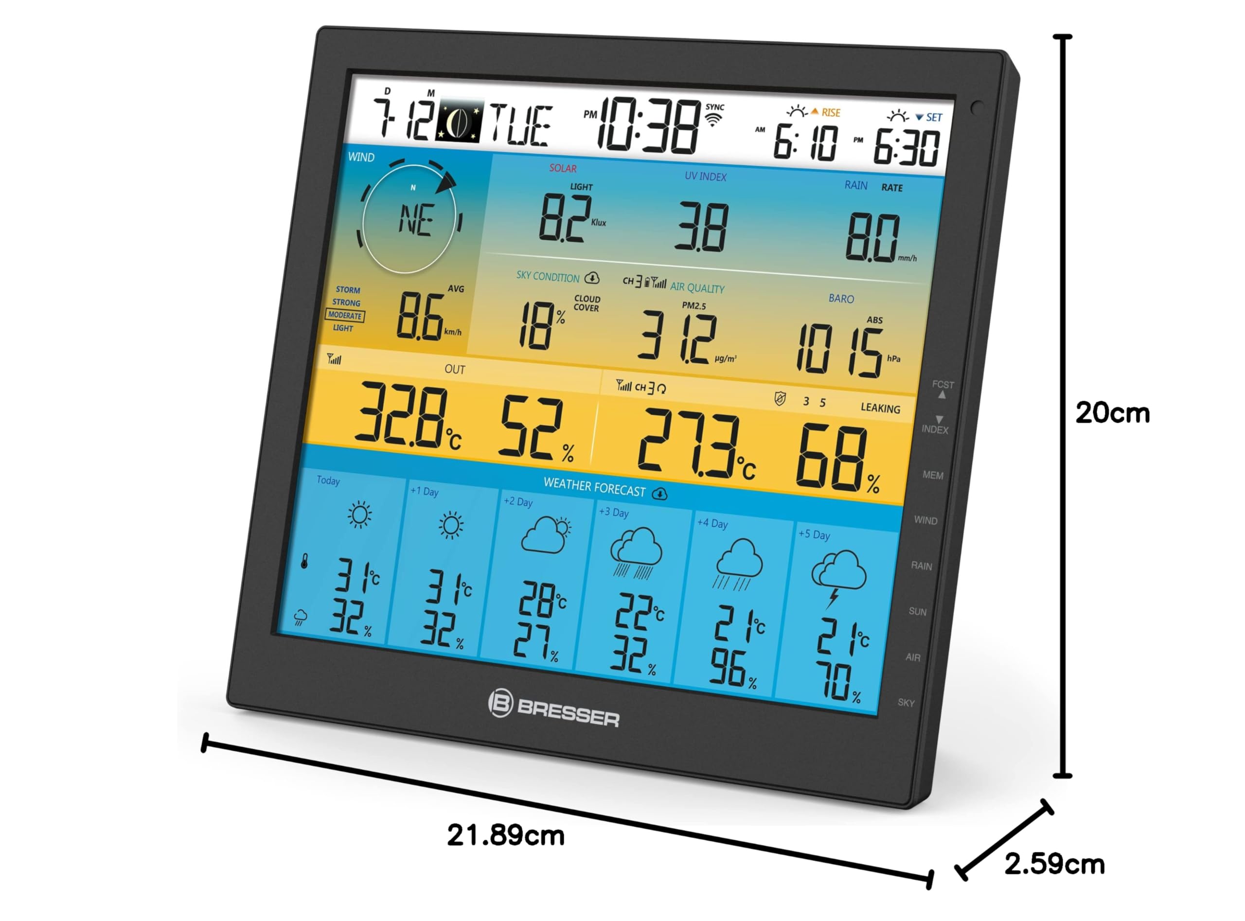 bresser-zusatz-basisstation-f-r-7003220-6-tage-4cast-pro-sf-wlan-wetter-center-1 image 4