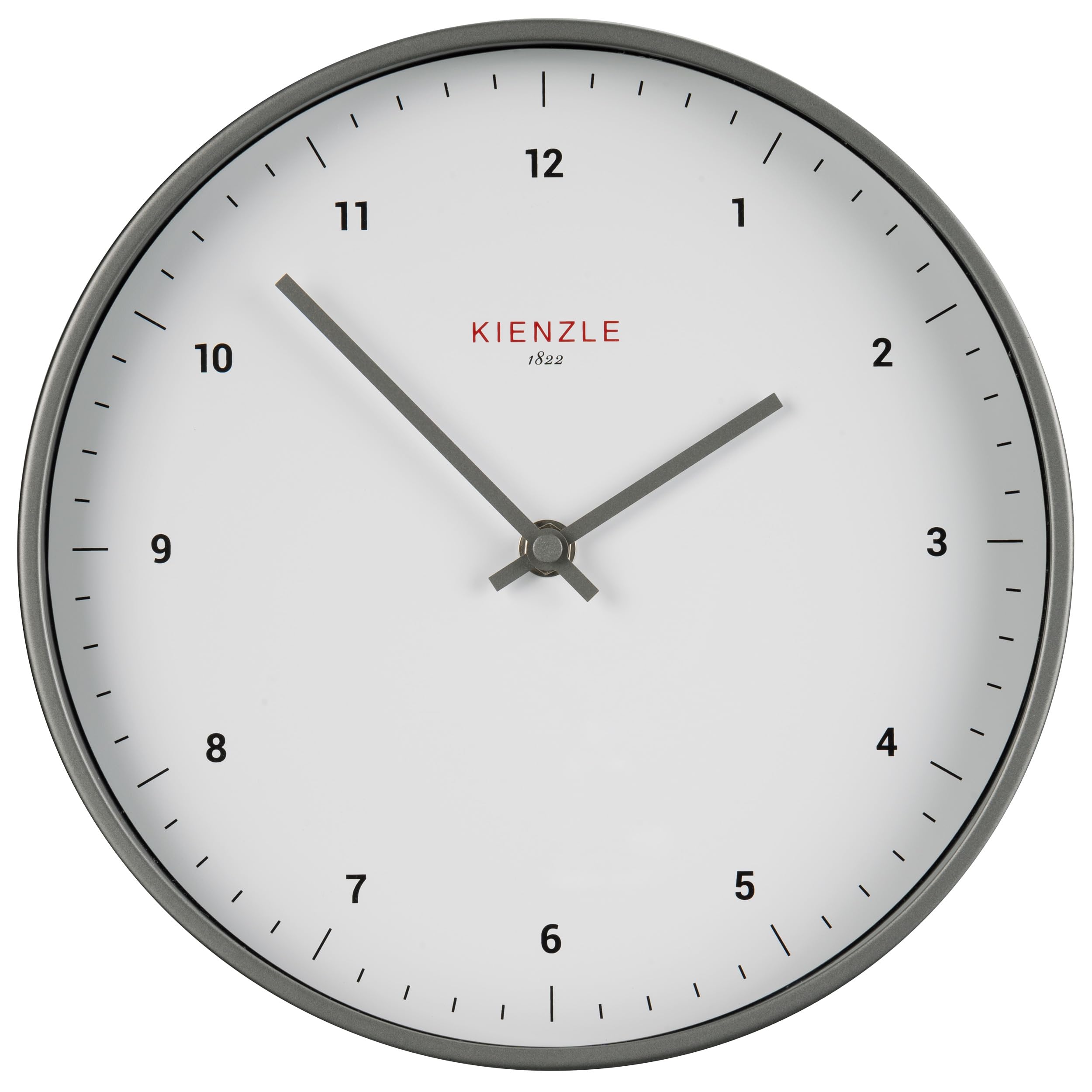 kienzle-classic-funkwanduhr-dcf-25-cm-stahlrahmen-silber image 3