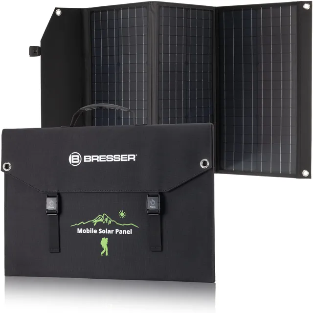 bresser-solar-ladeger-t-90w-mit-dc-und-3x-usb-a-anschluss-inkl-qc3-0-schnellladu image 1
