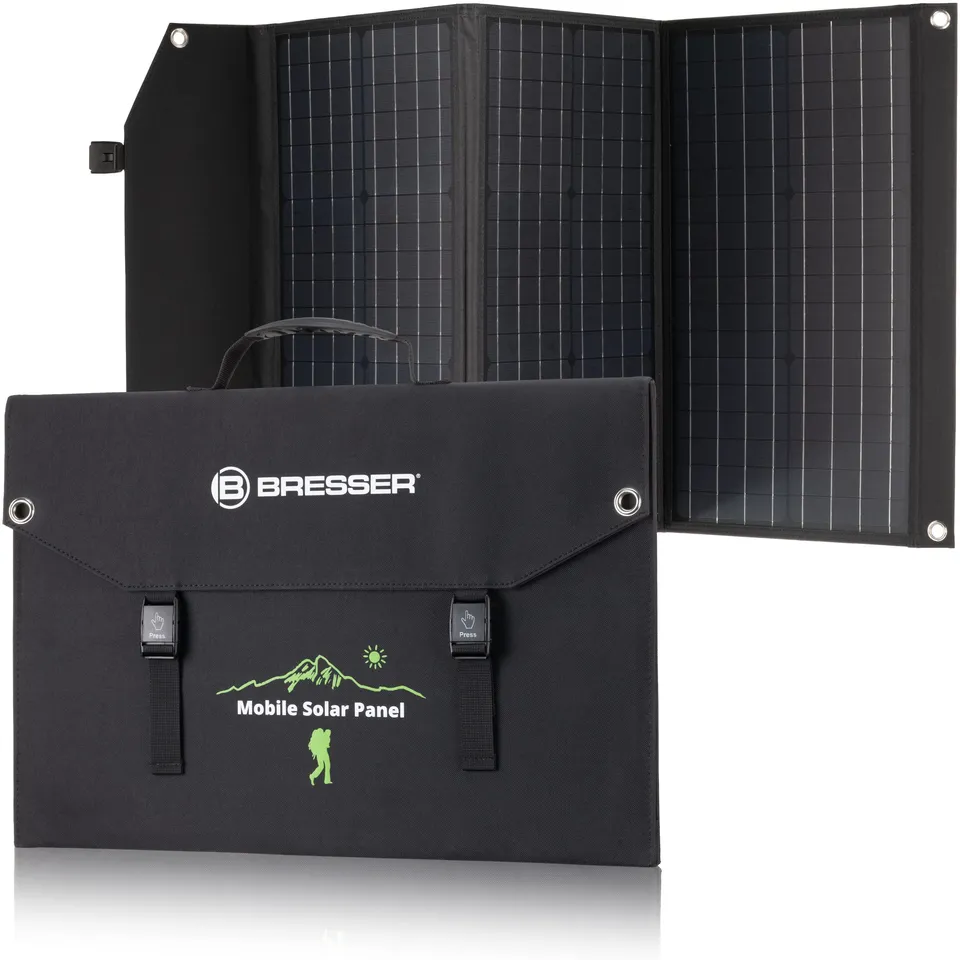 bresser-solar-ladeger-t-90w-mit-dc-und-3x-usb-a-anschluss-inkl-qc3-0-schnellladu image 1