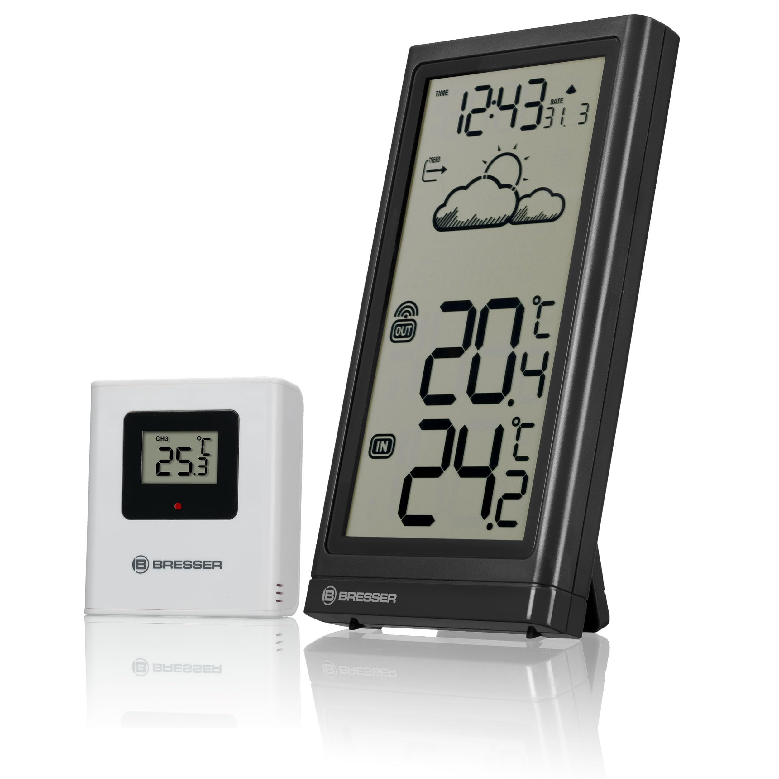 bresser-meteo-temp-funk-wetterstation-mit-au-ensensor-schwarz image 1