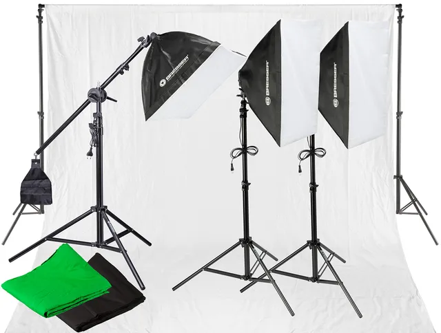 bresser-fotostudio-br-2105-tageslicht-und-hintergrund-set-2925w image 1